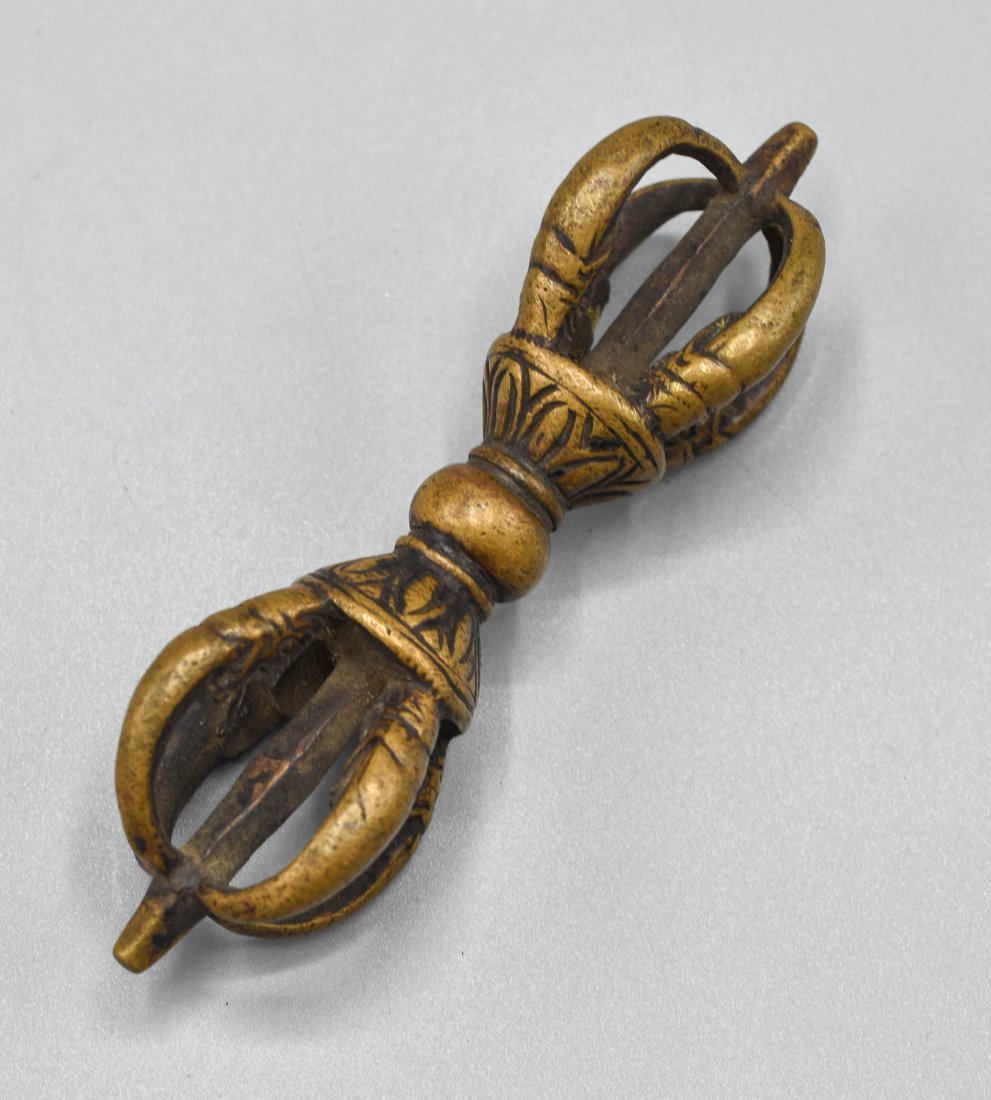 Antique Bronze Vajra Dorje Tibet Nepal (1 of 7)