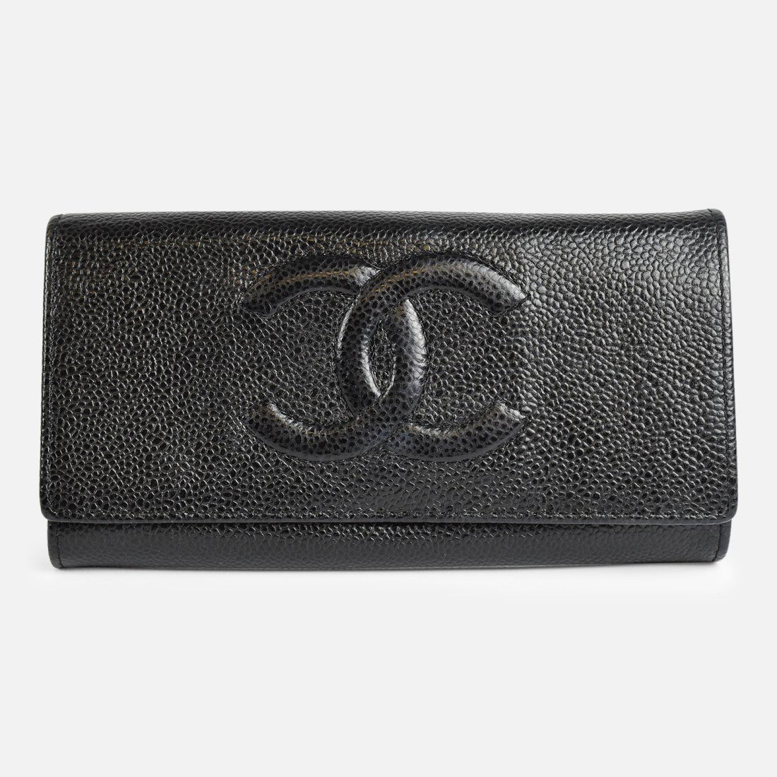 CHANEL CC Logo Leather Wallet (1 of 8)