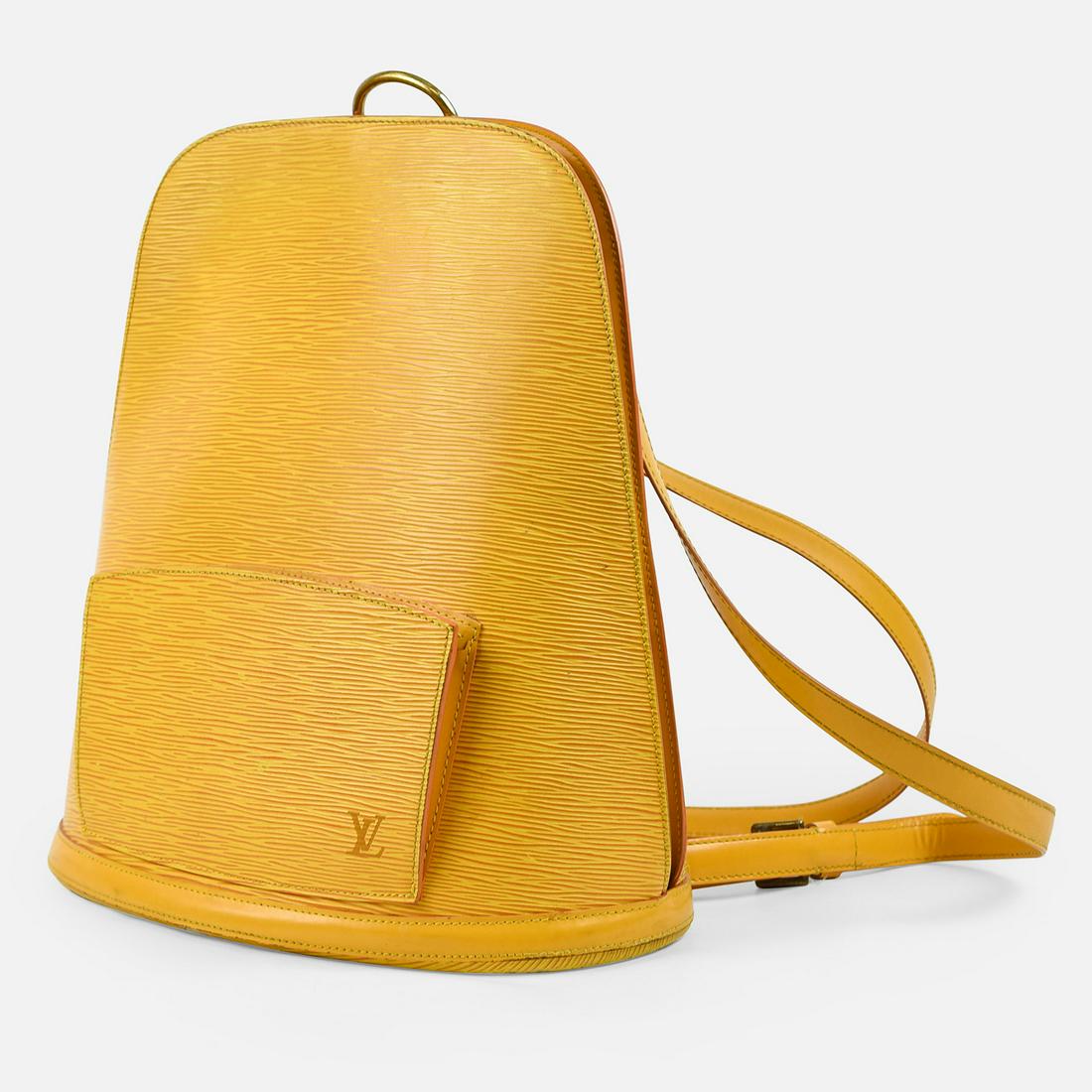 LOUIS VUITTON Yellow Epi Coblanc Leather Backpack (1 of 16)