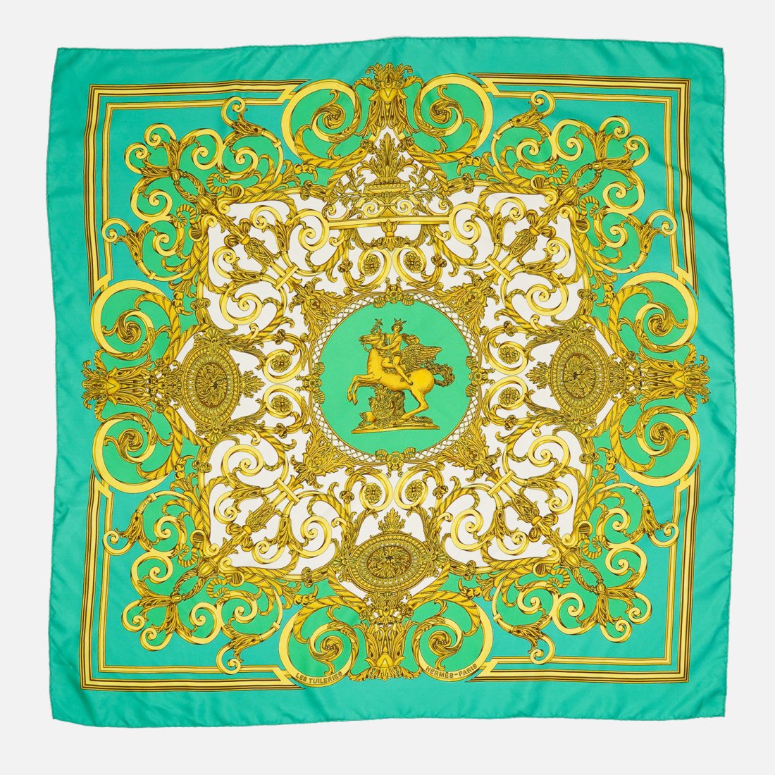 HERMES Les Tuileries Silk  Scarf (1 of 6)