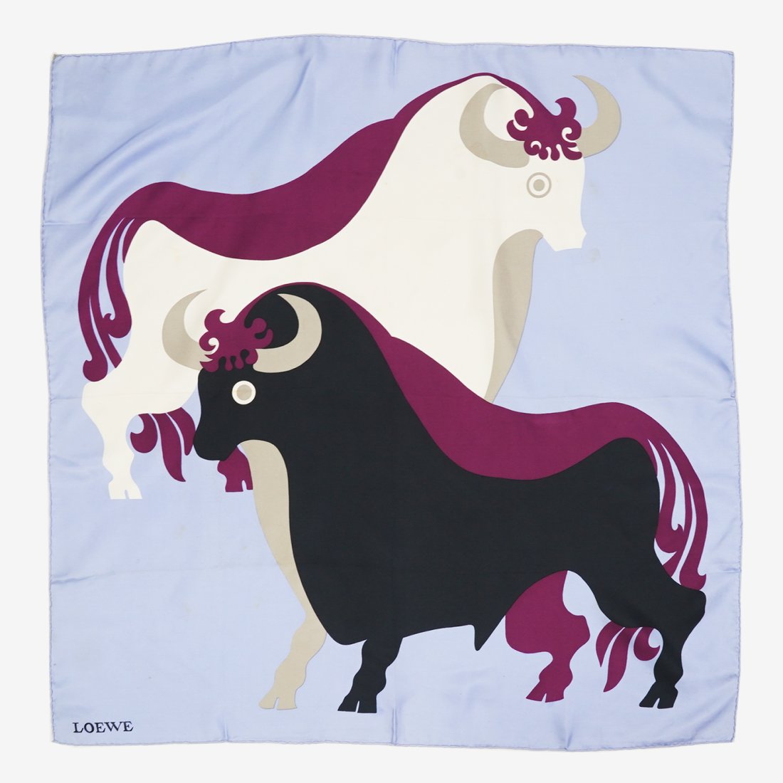 LOEWE Zodiac Taurus Scarf: 100% Silk.