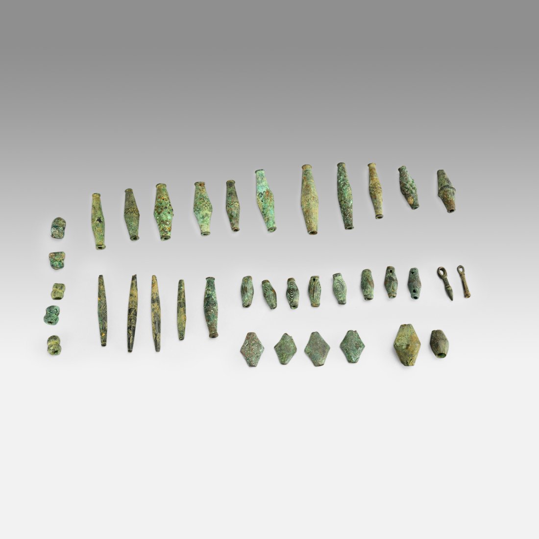 Ancient Roman and Middle Eastern Copper and Bronze Beads (1 of 10)