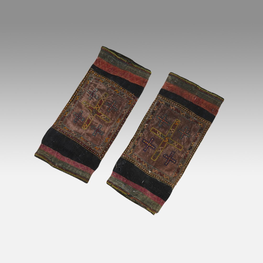 Antique Khevsureti Men's Tribal Wool and Cotton Leggings Textile Book Piece (1 of 7)