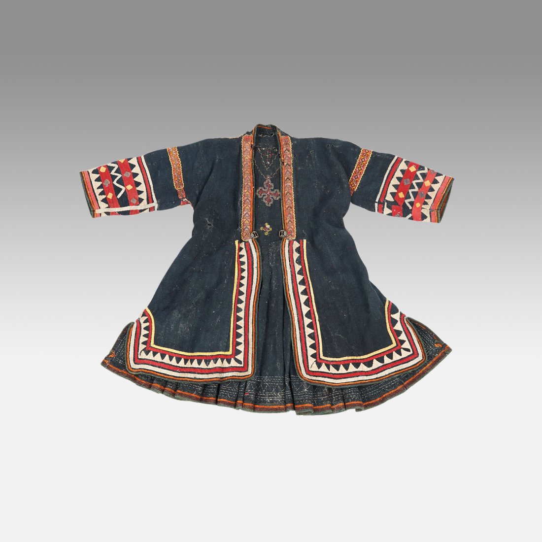 Antique Khevsur Women's Jacket Khevsureti Tribal Robe Textile Book Piece #3 (1 of 12)