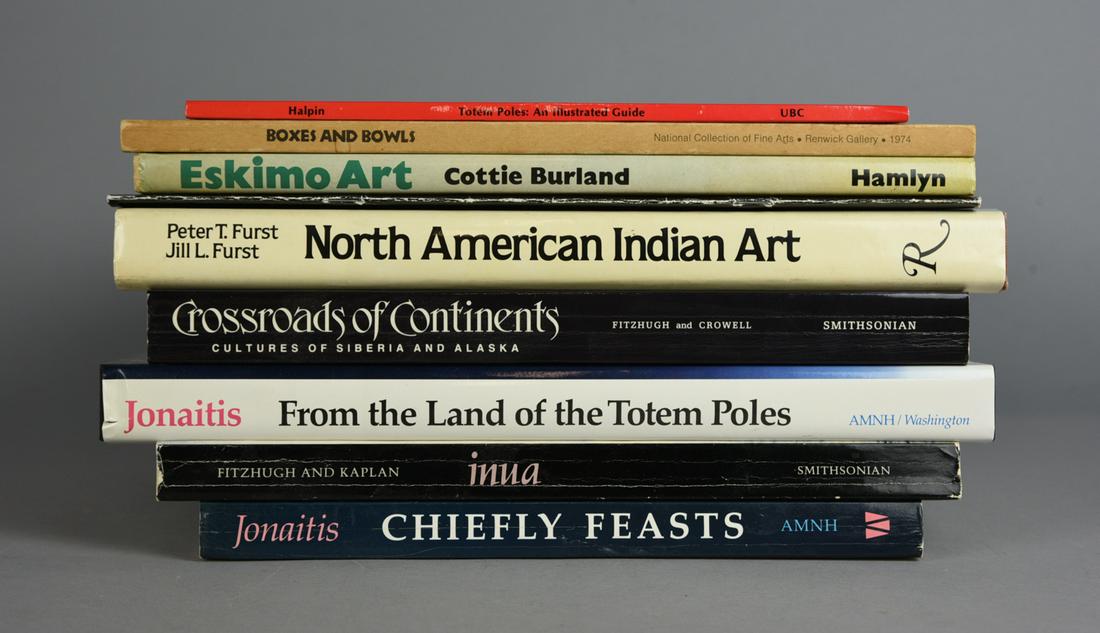 9 North American Indian and Eskimo Heritage & Art Books (1 of 4)