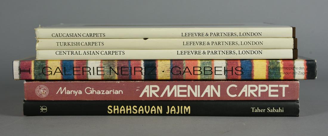 Six Harcover Oriental Rug & Carpet Art Books (1 of 2)