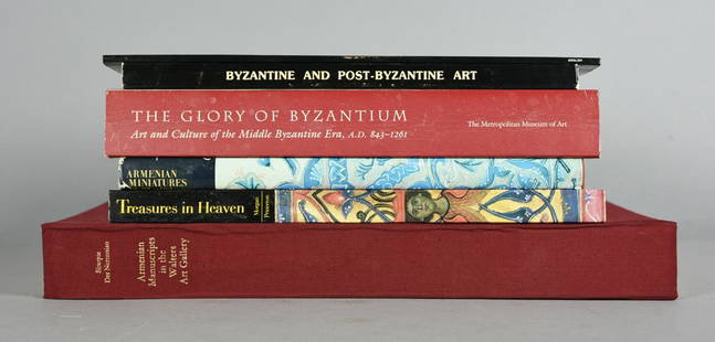 Six Byzantine and Armenian Art Books: Six Byzantine and Armenian Art Books: 1. The Glory of Byzantium: Art and Culture of the Middle Byzantine Era A.D. 843-1261 2. Byzantine Museumm Guide 1994 3. Byzantine & Post-Byzantine Art 4. Armenian