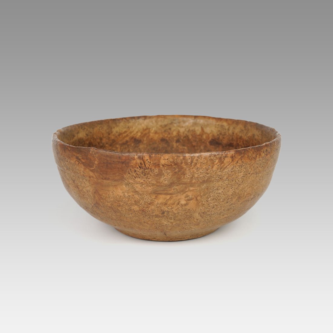Fine and Large Antique 18thC Native American Indian Tribal Ash Burl Bowl (1 of 9)