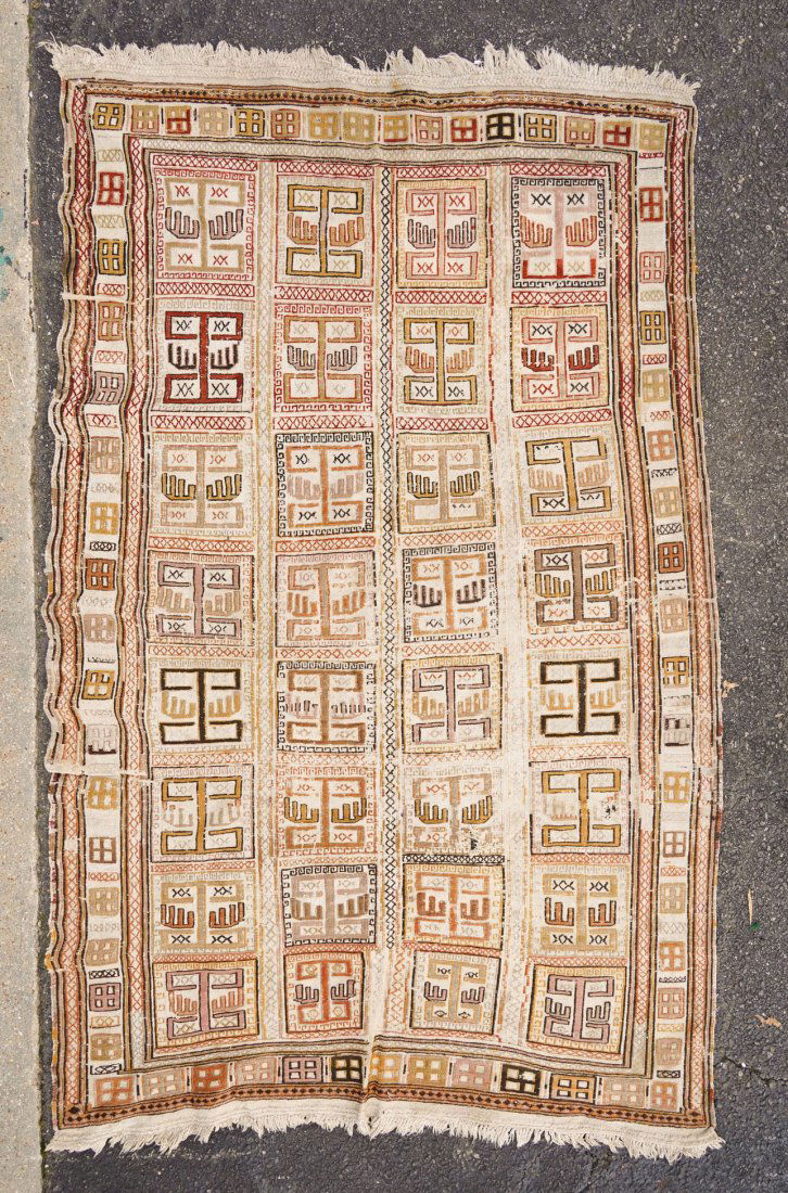 Antique Zili Kilim Shusha Karabagh Carpet Azerbaijan Rug Book Piece (1 of 15)