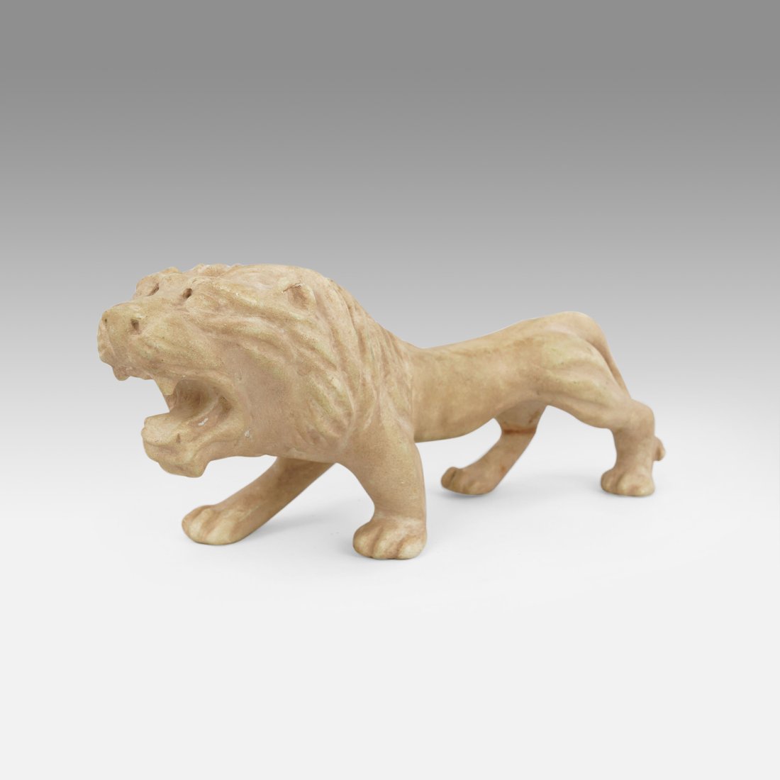 Ancient Indus River Valley attrib. Harappa Carved White Marble Lion Statue Figurine (1 of 9)