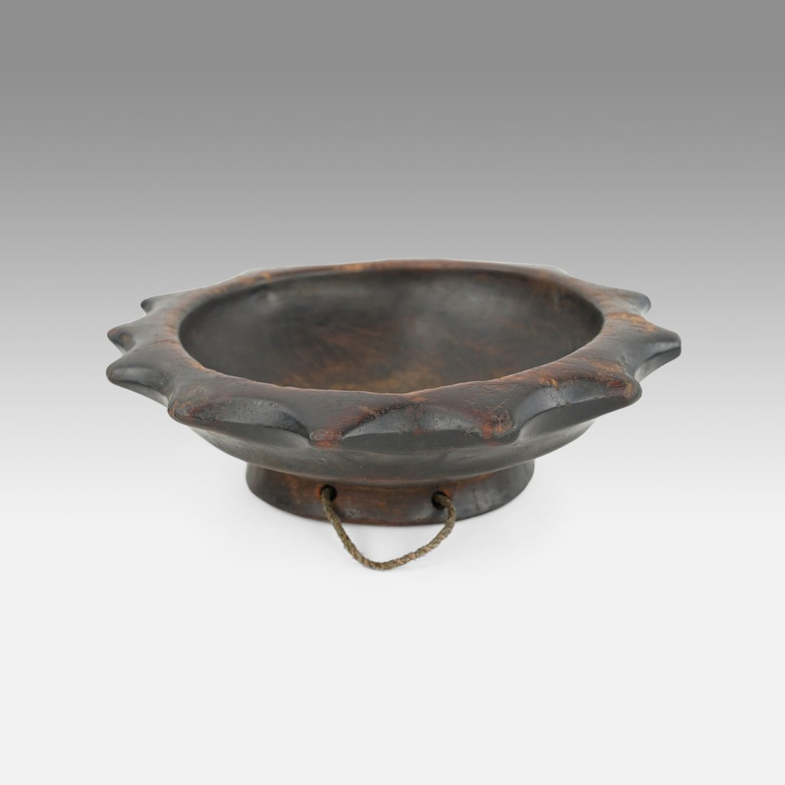 Antique Philippines Ifugao Duyu Carved Wood Tribal Ceremonial Bowl #1 (1 of 9)