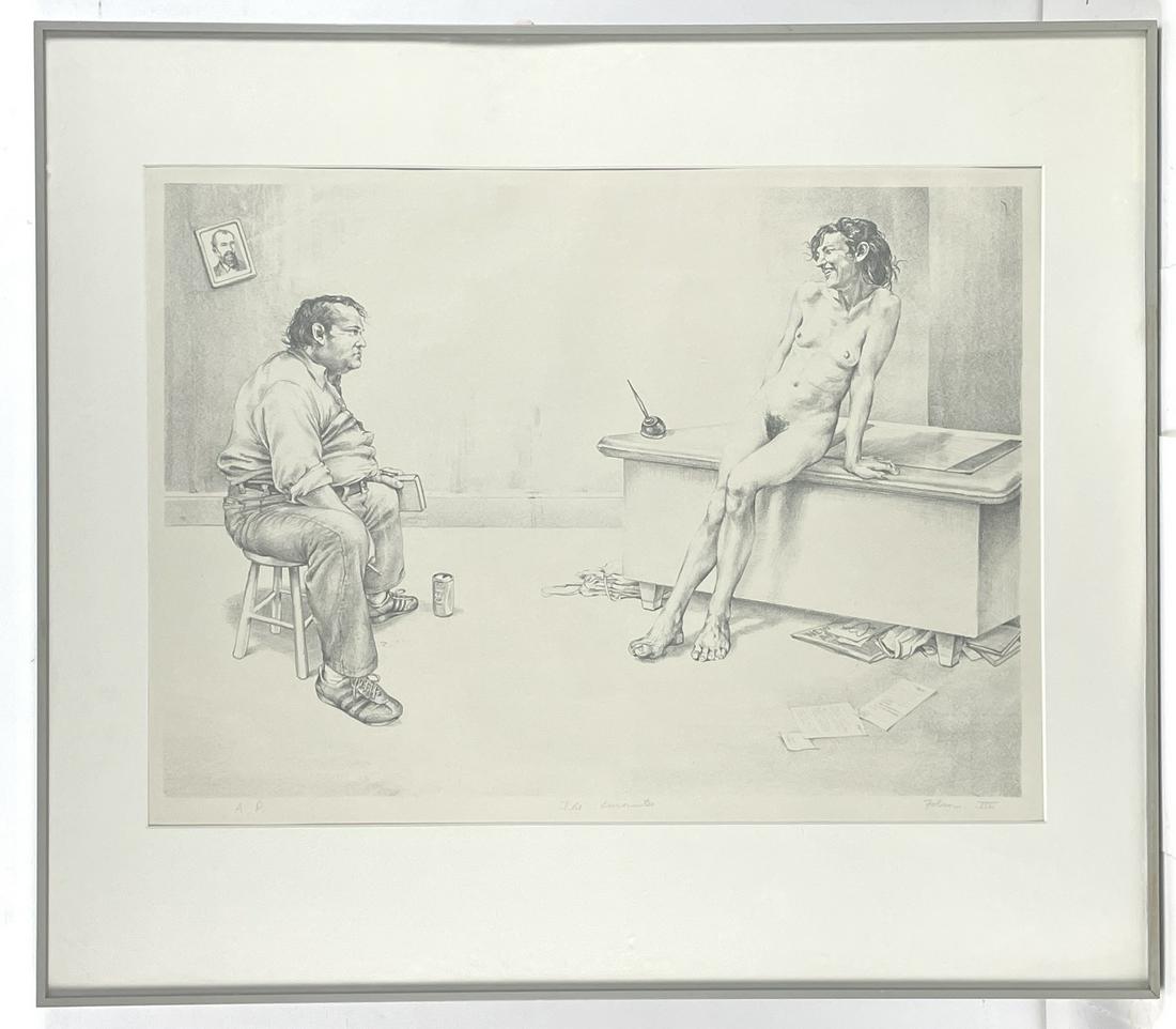 Folsom, Fred. Pencil Signed Lithograph on Paper (1 of 6)