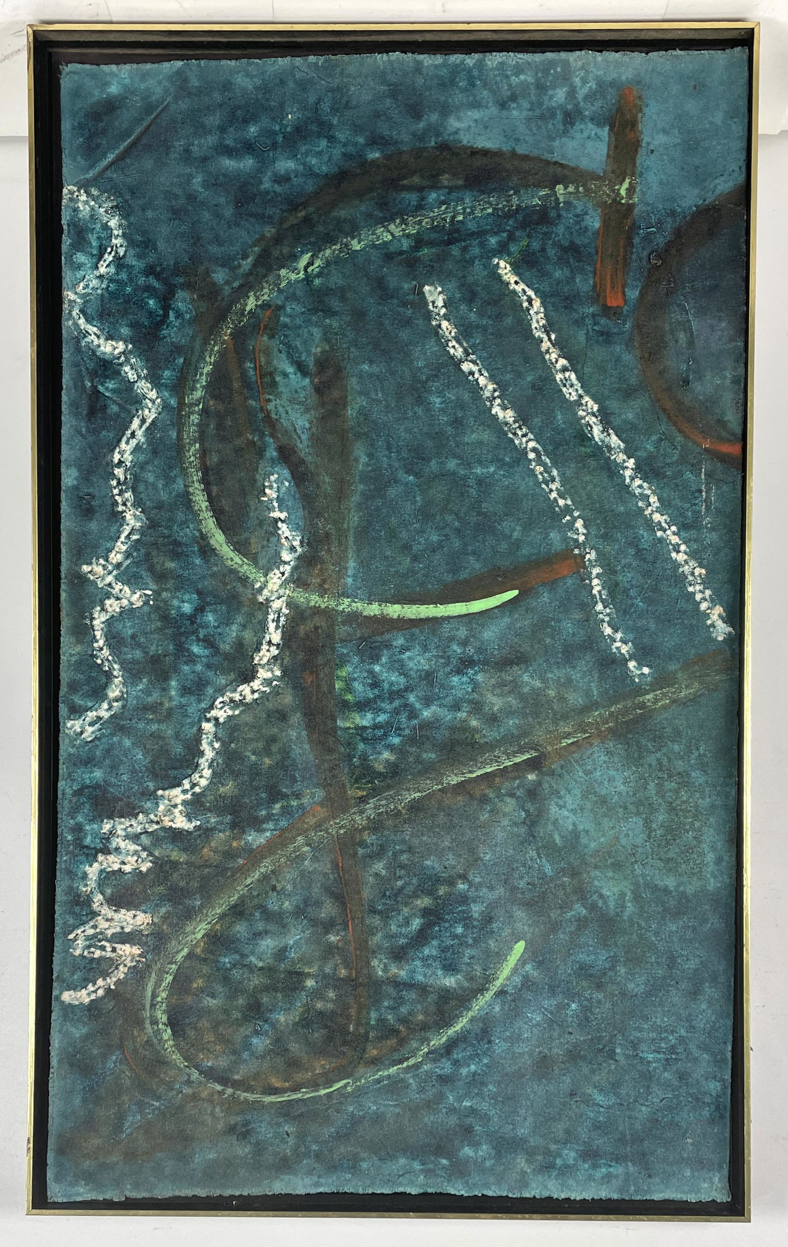 Cruder, Sheila. Abstract Oil Painting on Fabric (1 of 4)