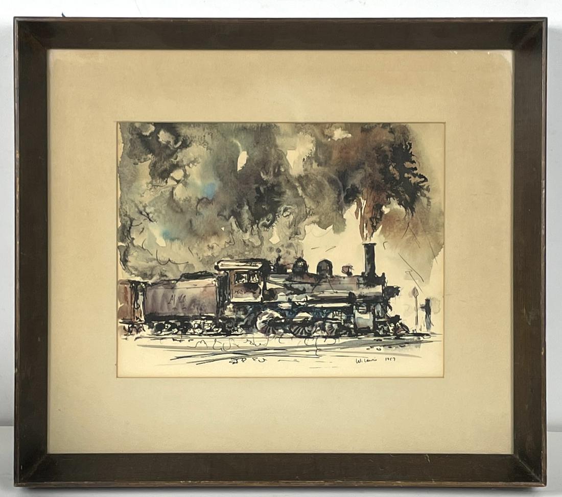 Lewis, William Arthur. Watercolor and Ink on Paper (1 of 5)