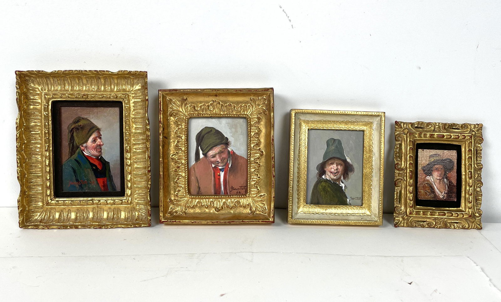 Toth, Janos. Four Oil Paintings on Board (1 of 9)