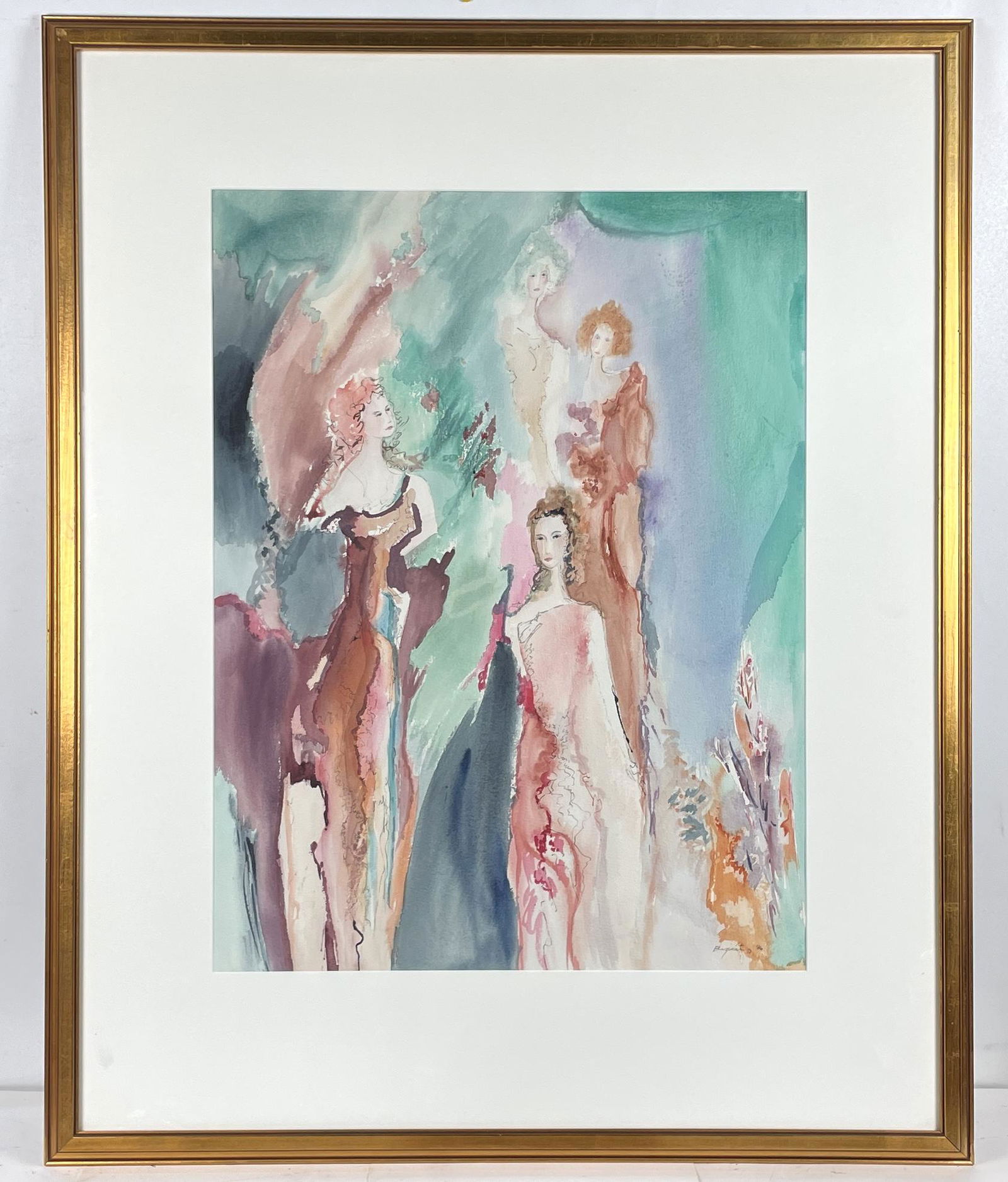 Bazinet, Jane. Watercolor and Ink Painting (1 of 4)