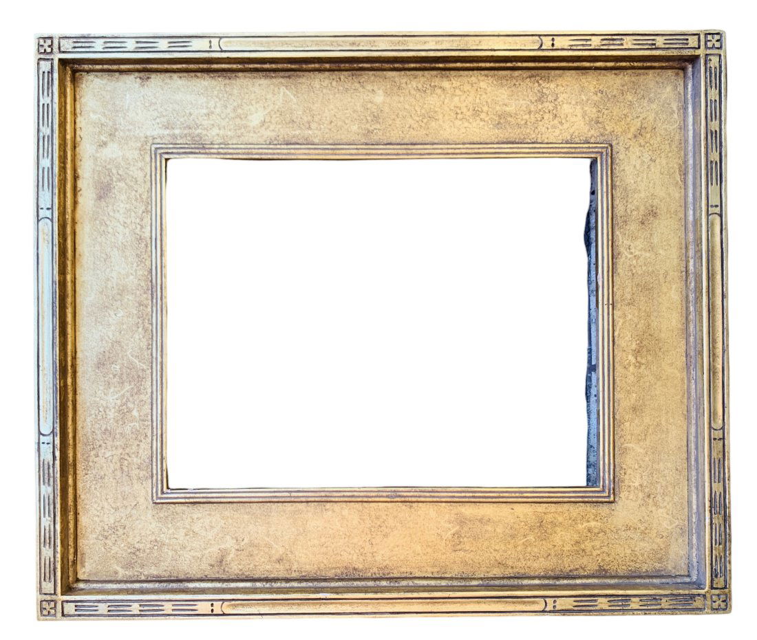 Wide Gold Gilt Arts and Crafts Style Picture Frame (1 of 3)