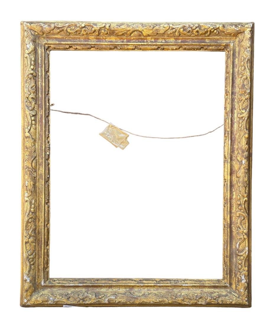 Antique Ca 19thC. Gesso and Carved Giltwood Picture frame (1 of 3)