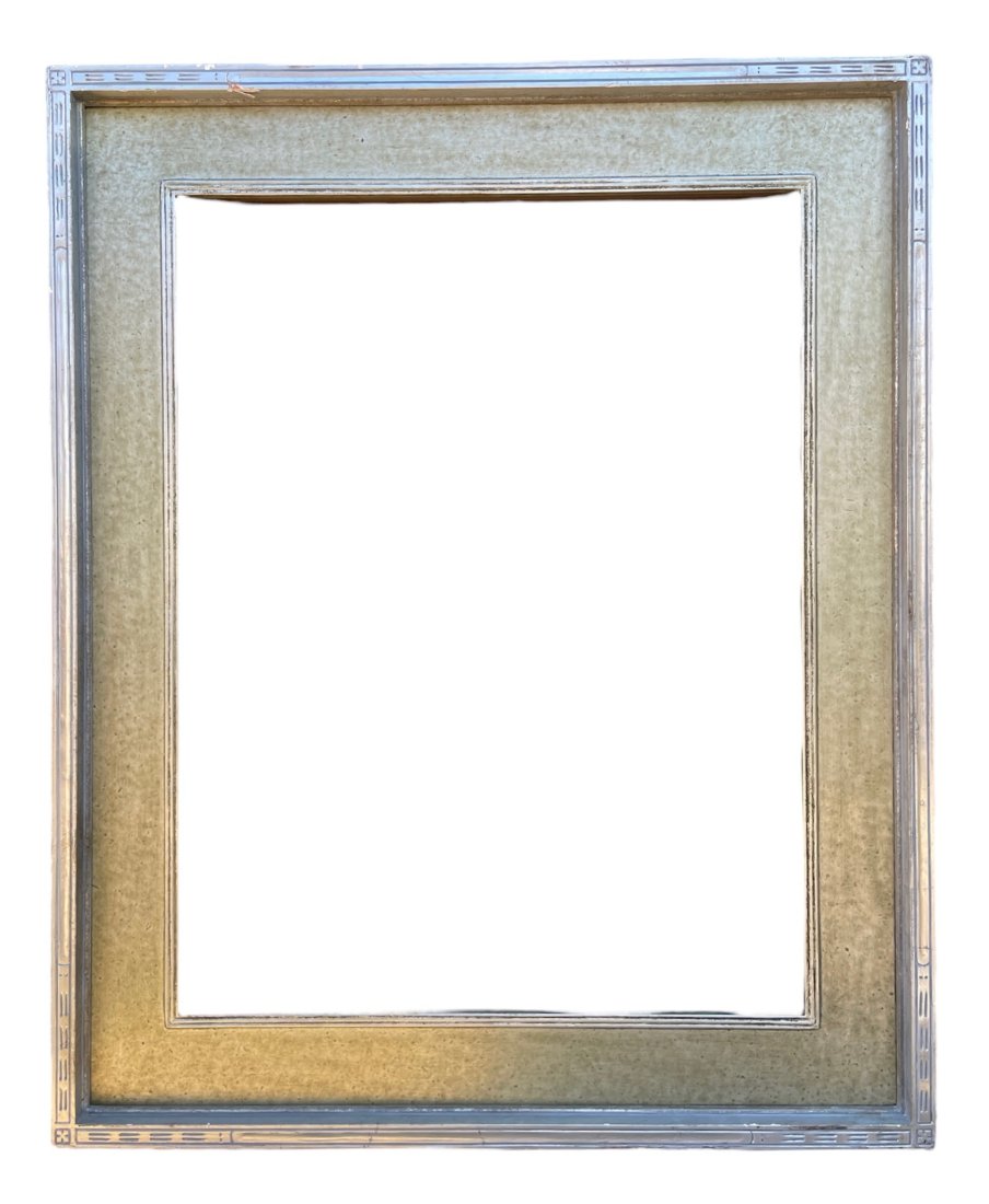 Wide Off Silver Giltwood Arts and Crafts Picture Frame. (1 of 4)