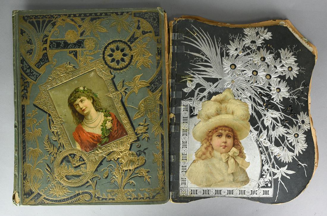 Large Collection of Victorian Trade Cards & Other Ephemera Housed in Period Binders (1 of 19)