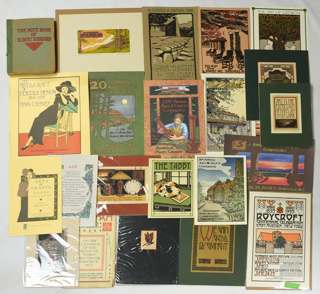 Large Collection of 20th-21st Century Arts & Crafts Posters & Paper Ephemera (1 of 1)