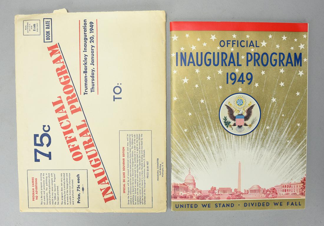 Harry S. Truman Official Inaugural Program 1949 (1 of 3)