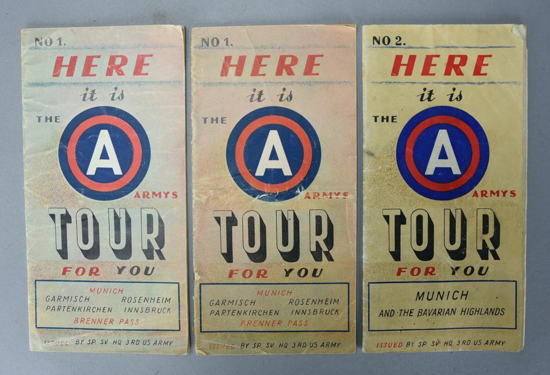 "The Armys Tour for You" 1946 American Military German Occupation Brochures (1 of 3)