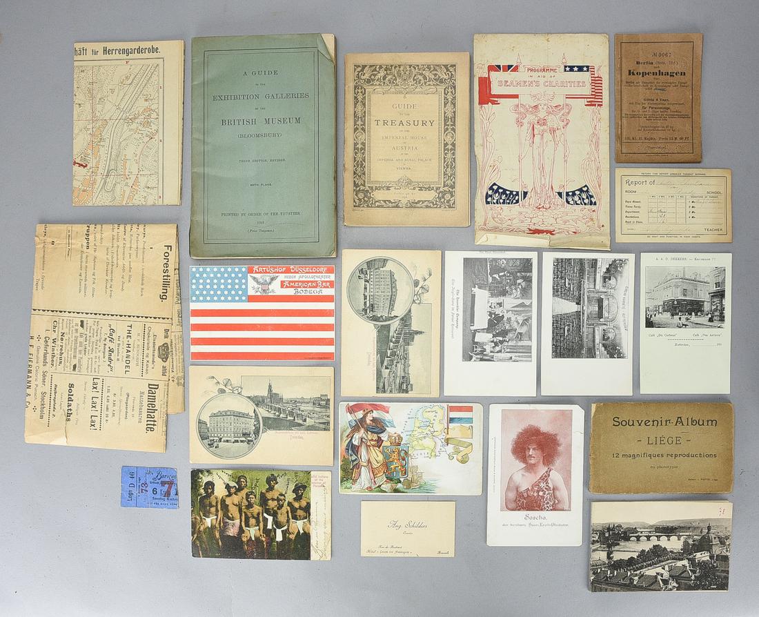 Large Group of Late 19th - Early 20th Century European/Americana Paper Ephemera (1 of 5)