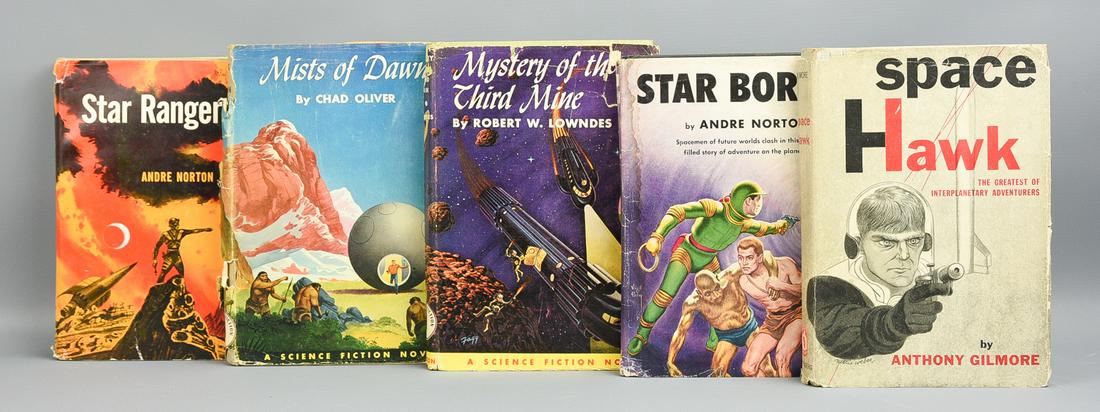 Group of Five Vintage 1950s First Edition Science Fiction Novels (1 of 20)