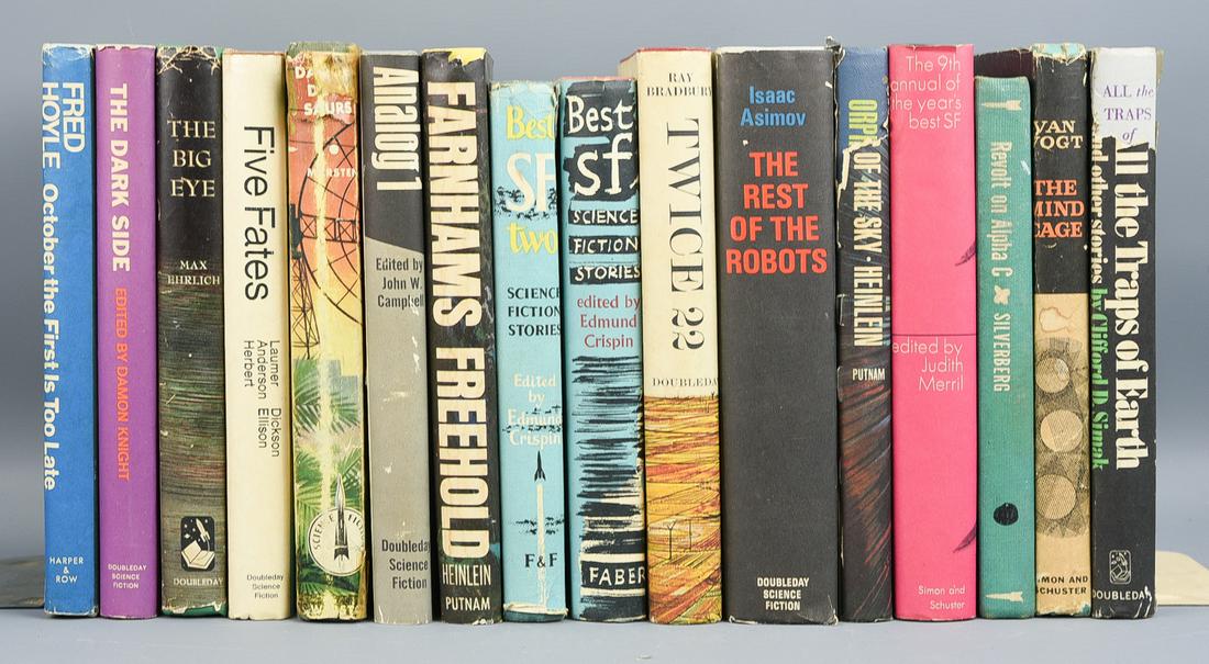 Group of 16 Vintage 1950-70 Book Club Edition Science Fiction Novels (1 of 5)