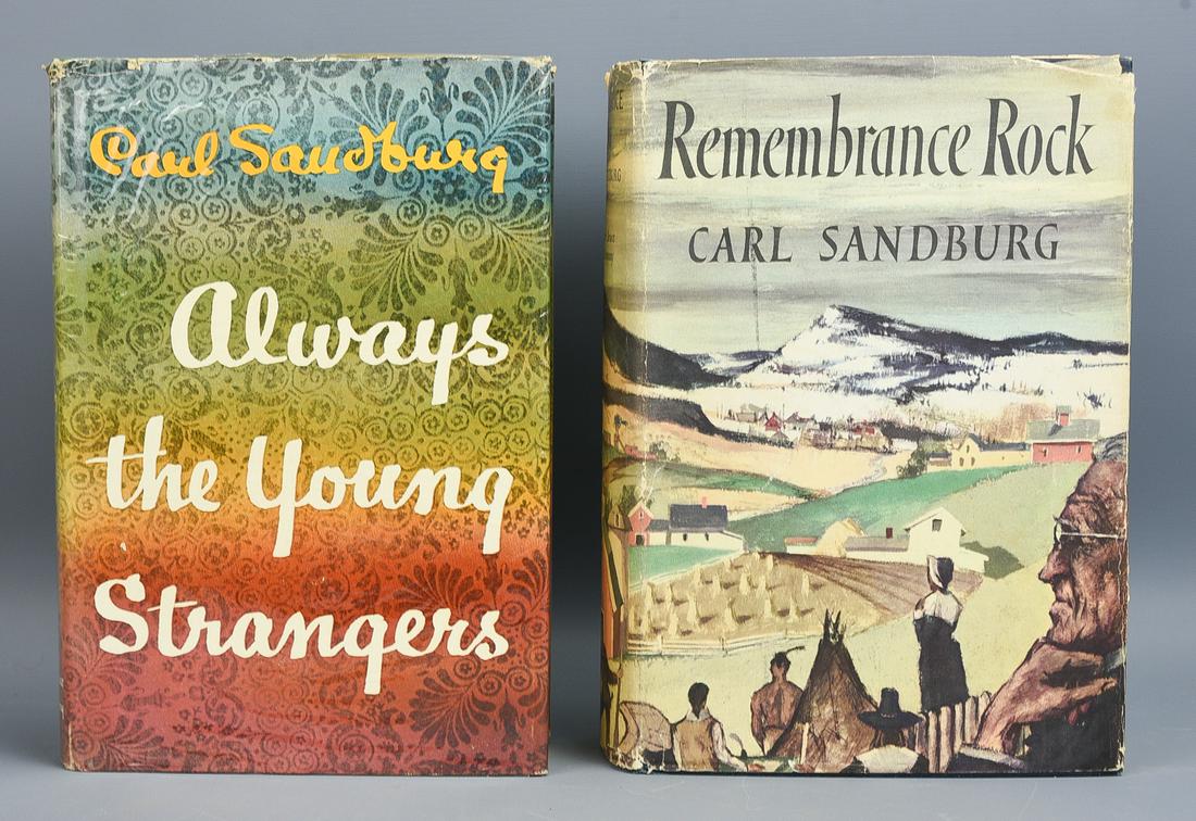 Always the Young Strangers (First Ed. Signed) & Remembrance Rock (First Ed.) by Carl Sandburg (1 of 17)