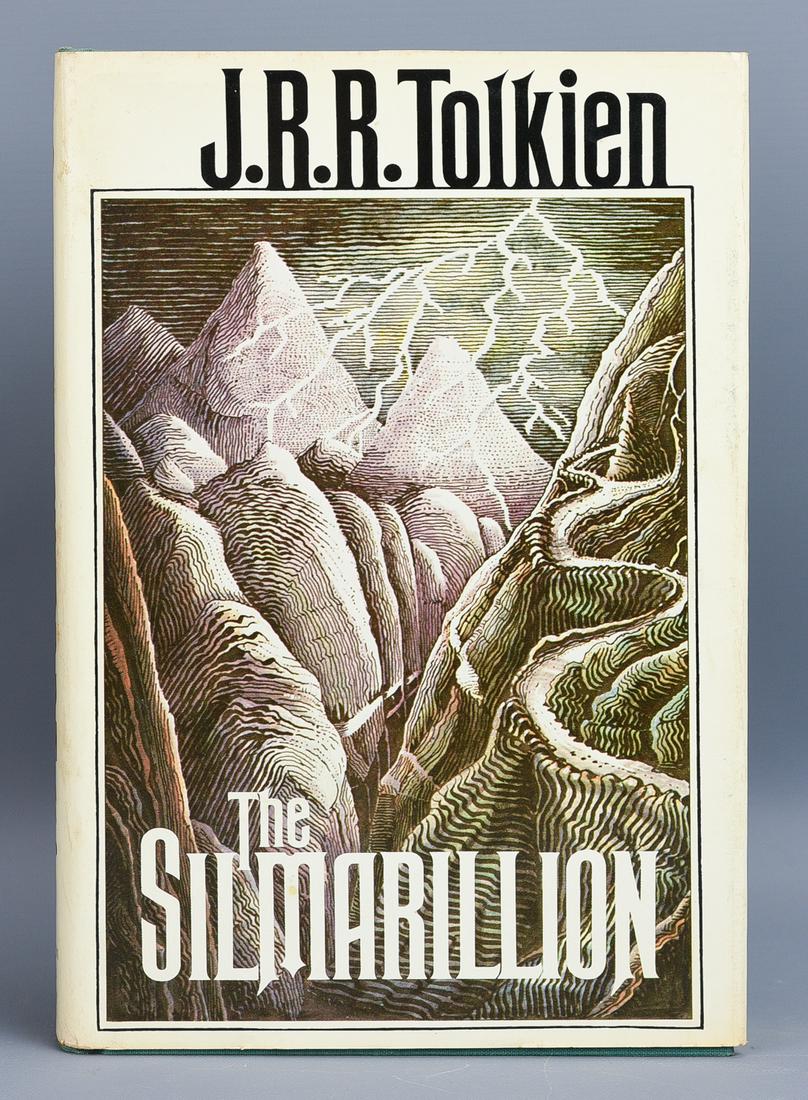 The Silmarillion by J.R.R. Tolkien. 1st American Ed. Boston: Houghton Mifflin, 1977 (1 of 10)