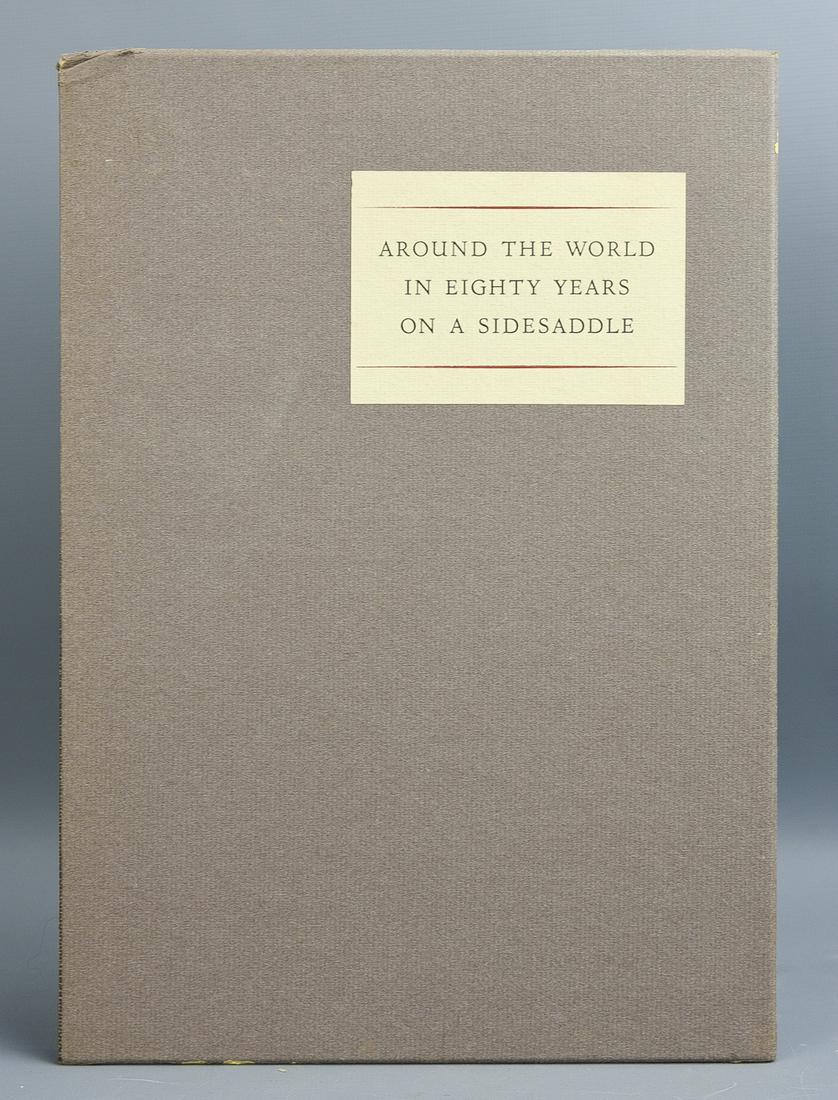 Around The World In Eighty Years On A Sidesaddle by Harriet Wadsworth Harper. Signed First Ed., 1966 (1 of 8)