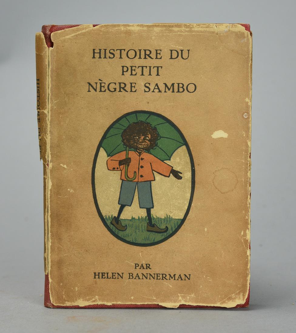 Histoire Du Petit Negre Sambo by Helen Bannerman. New York: Frederick A. Stokes, 1921: Histoire Du Petit Negre Sambo by Helen Bannerman. New York: Frederick A. Stokes, 1921. Dust jacket in poor condition with considerable tears, chips and other defects. Book is in near fine condition wi
