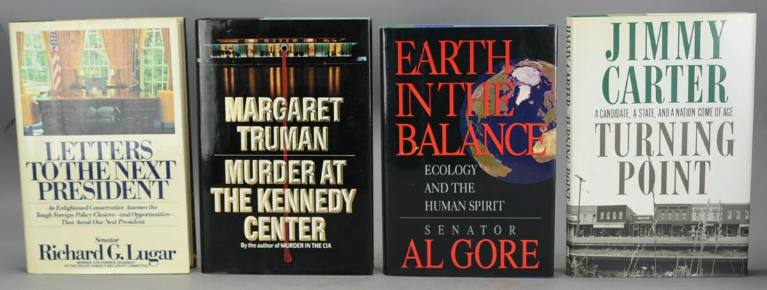 Group of Four First Edition Signed 1980s-90s Political Books (1 of 14)