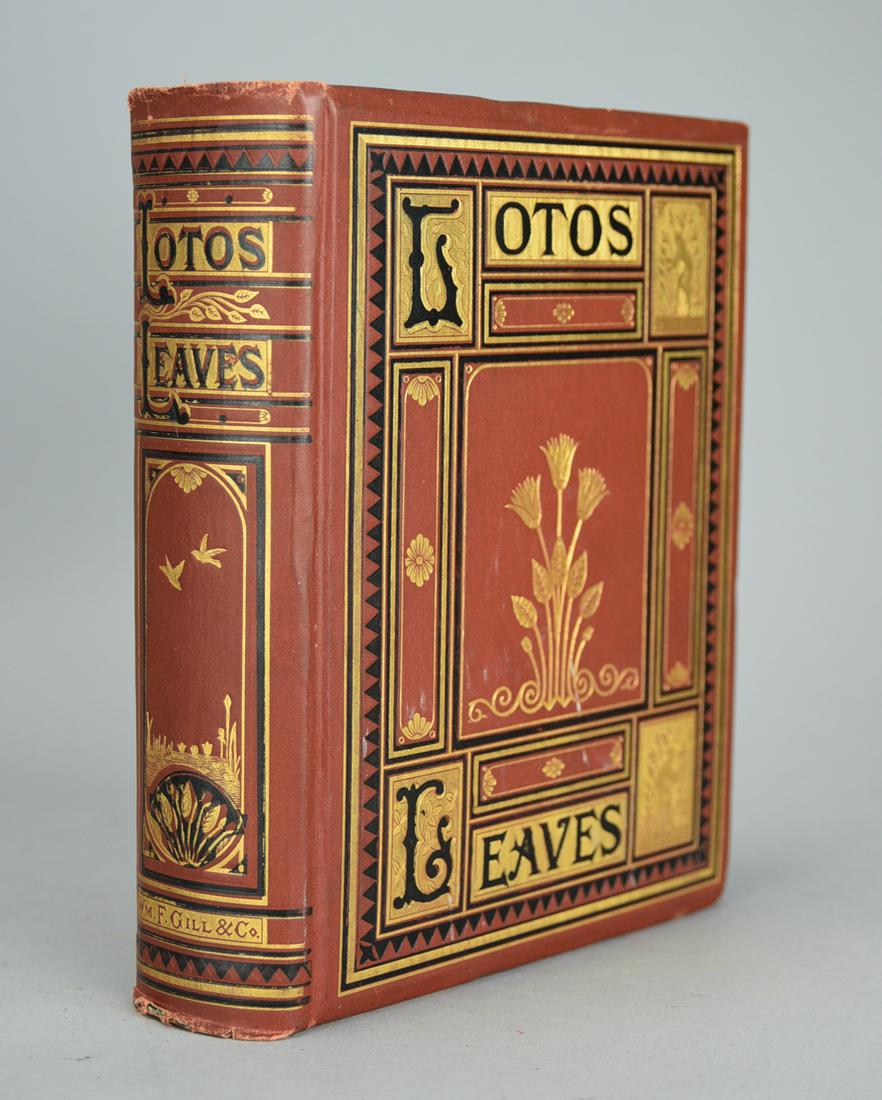 Lotos Leaves by James Brougham & John Elderkin. Boston: William F. Gill & Co, 1875 (1 of 6)