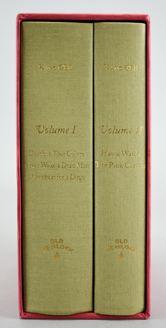 The Old Hemlock Mystery Quintet by Kay & George Bird Evans. Limited Signed 1st Ed Set, 1996 (1 of 6)