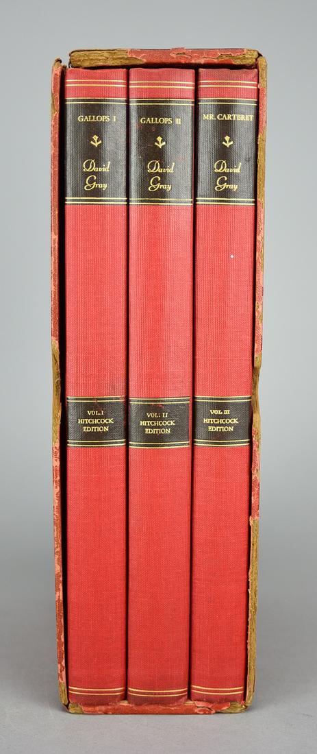 The Hitchcock Edition of David Gray. Limited Signed 3 Volume Set. New York: Derrydale Press, 1929 (1 of 9)