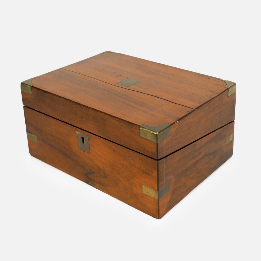 Antique 19thC English Wood Walnut Lap Desk (1 of 20)