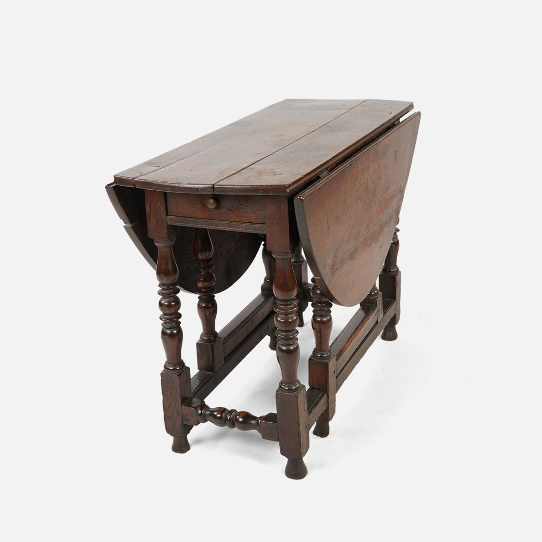 Antique 18th English Oak Gate-Leg Tavern Table (1 of 16)