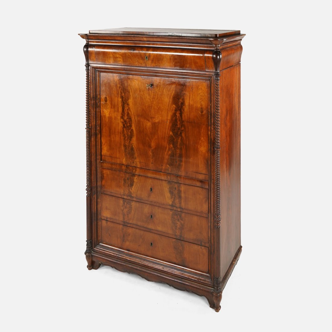 19thC Austrian Drop Front Abattant Secretary Desk Writing Table (1 of 20)