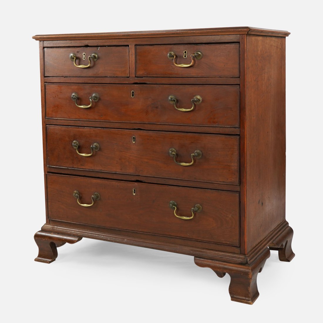 Antique American 18thC Mahogany Chest of Drawers (1 of 19)