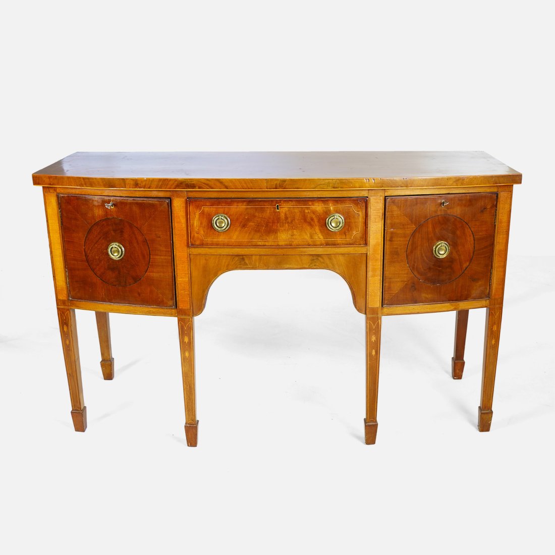 Early 19thC Antique English Mahogany Hepplewhite Sideboard w/Inlay Design (1 of 16)