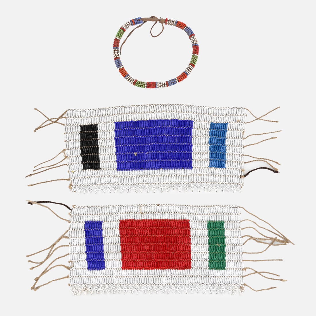 Three Maasai Beaded Bracelets, Tanzania (1 of 5)