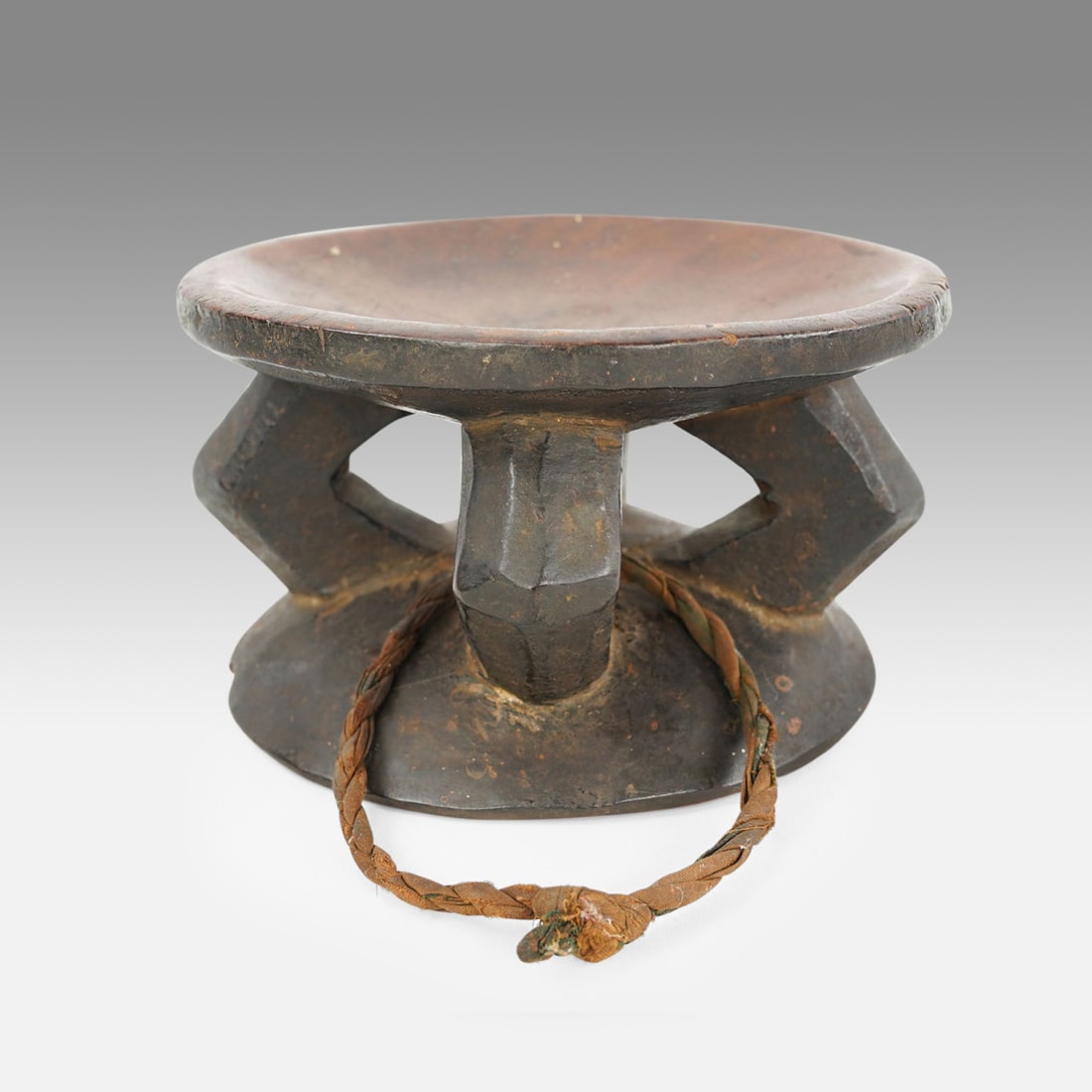 Lega Carved Wood Stool African Tribal Bwami Society DRC (1 of 10)