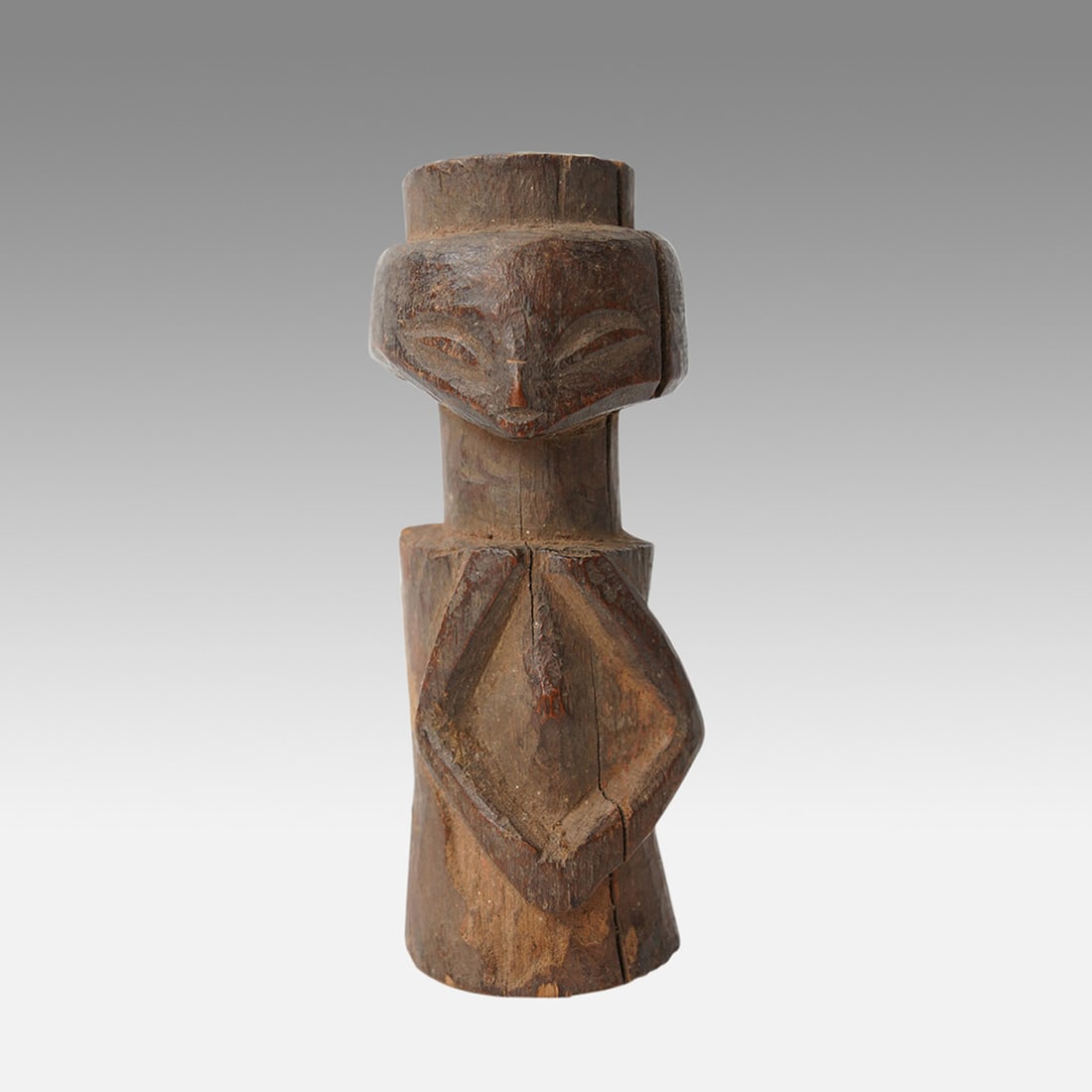 African Kusu Kabeja Carved Wood Female Figure African Tribal Art Fetish Statuette DRC (1 of 7)