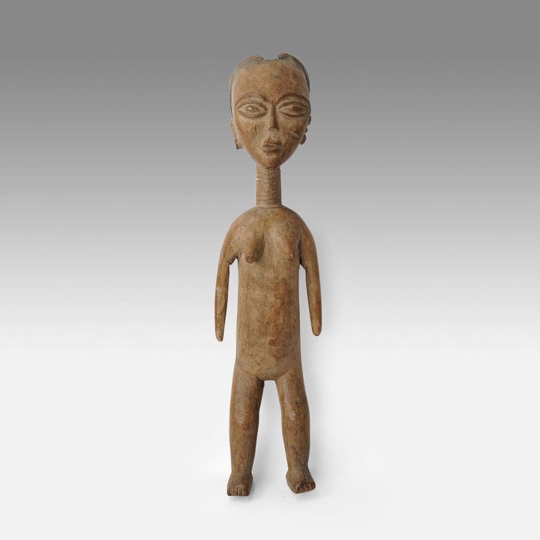 Antique Carved Wood Venavi Doll Ewe Tribal Twin Figure Togo (1 of 11)