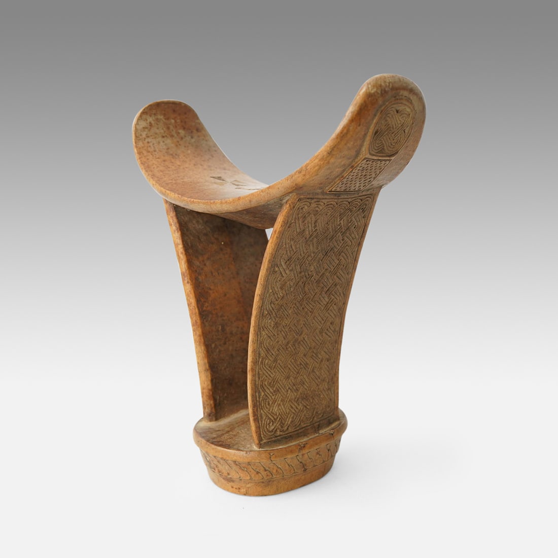 Boni Peoples African Carved and Incised Wood Tribal Headrest Somalia 4 (1 of 9)