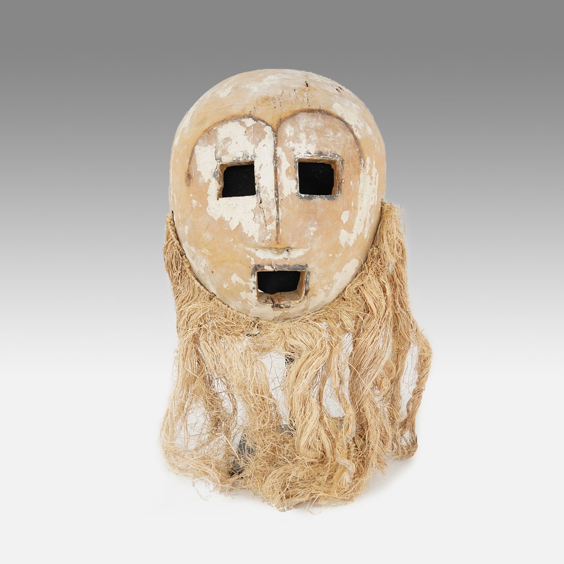 Kumu Dance Mask Palm Fiber Beard, DRC (1 of 8)