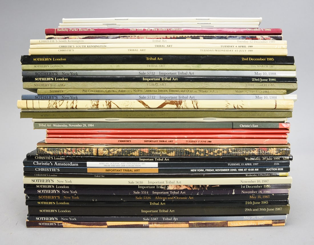 37 Sotheby's, Christies, and Other African Art Catalogs 1980s-90s (1 of 6)
